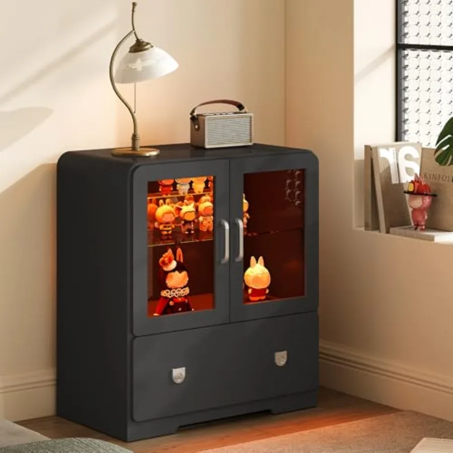 Storage - Akrilik kapaklı oturma odası vitrini, LED