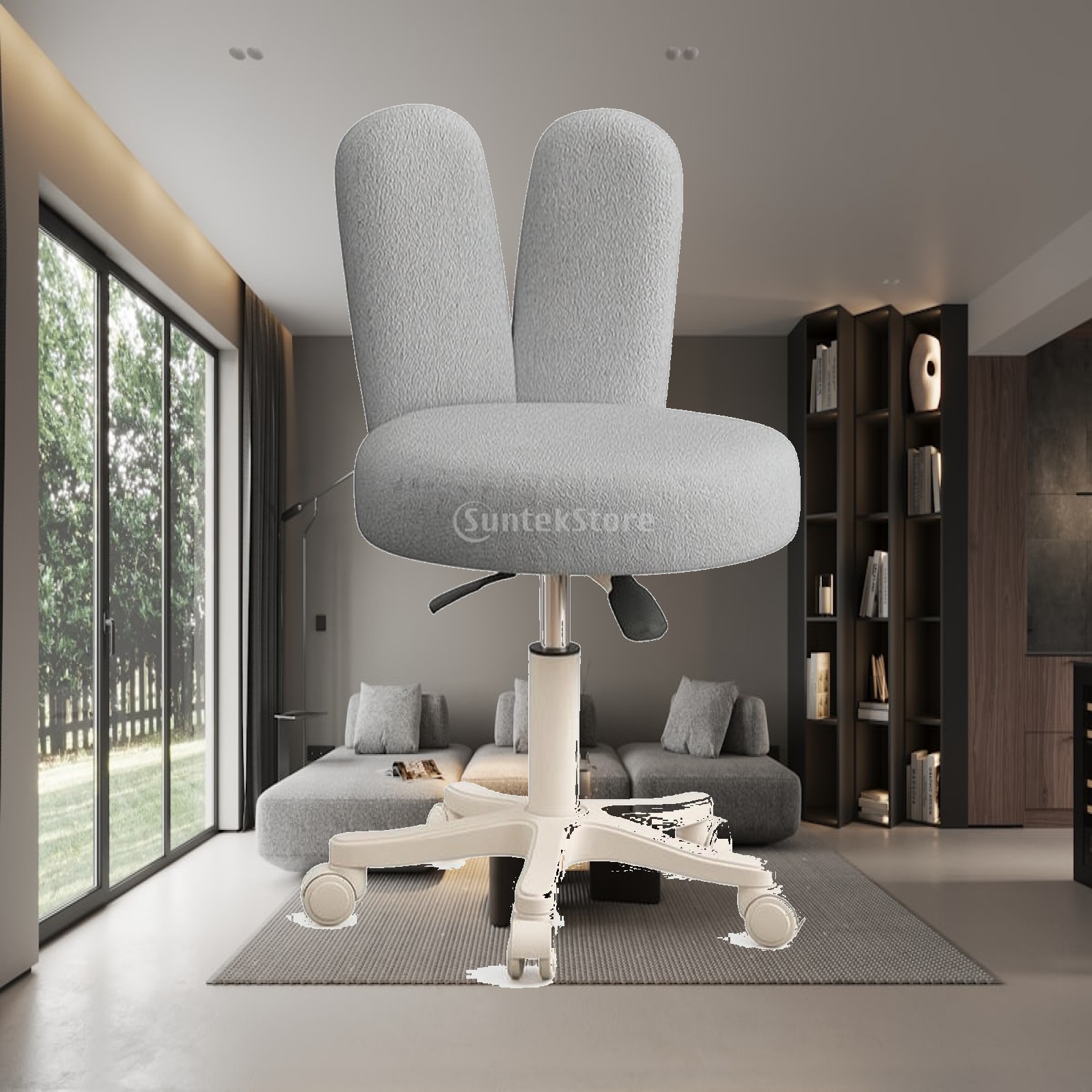 Chairs - Sırtlıklı Döner Tabure, Yüksekliği Ayarlanabilir Döner