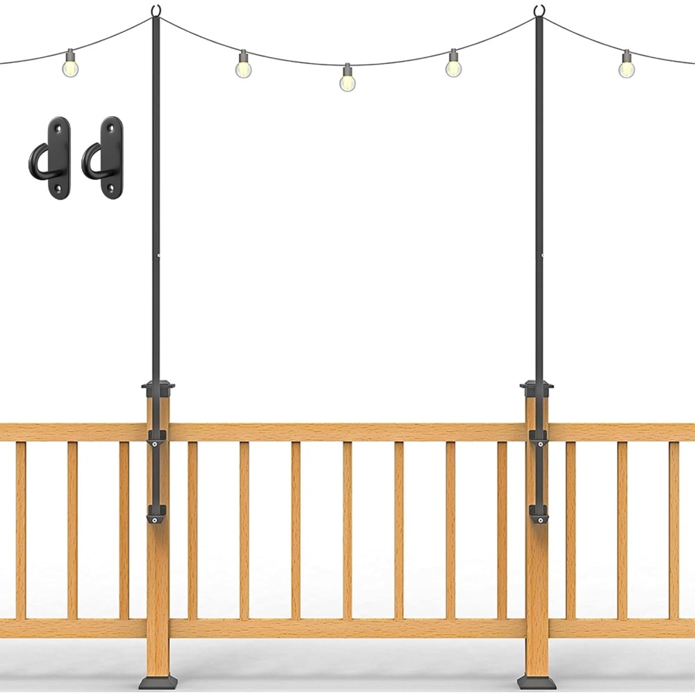 Outdoor Furniture - 2'li paket ip ışık direkleri -