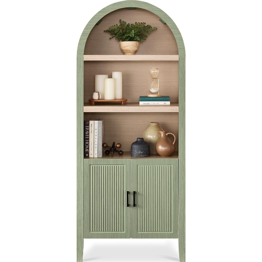 Storage - 72 inç yüksekliğinde, kemerli tasarımlı, oluklu