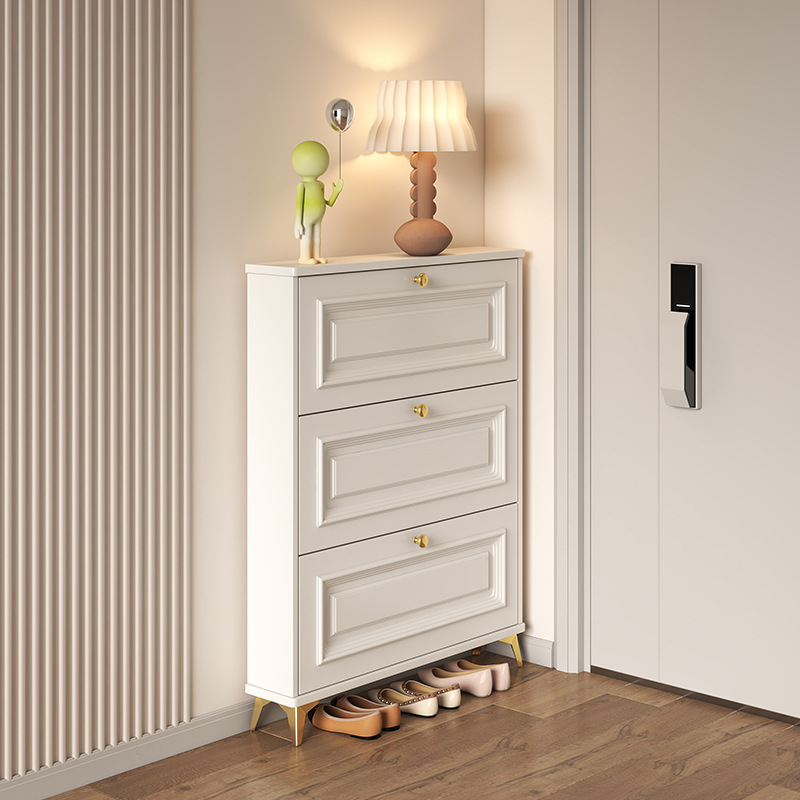 Shoe Rack Cabinet Narrow Entryway - Fransız Giriş Holü Ayakkabı Dolabı -