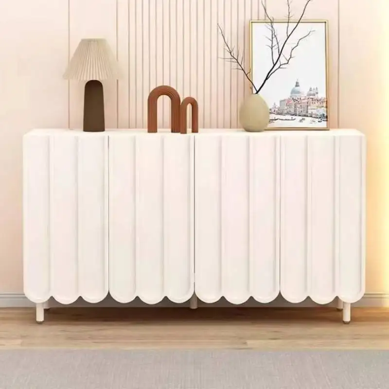 Shoe Rack Cabinet Narrow Entryway - Beyaz Minimalist Ayakkabı Dolabı İtalyan Tarzı