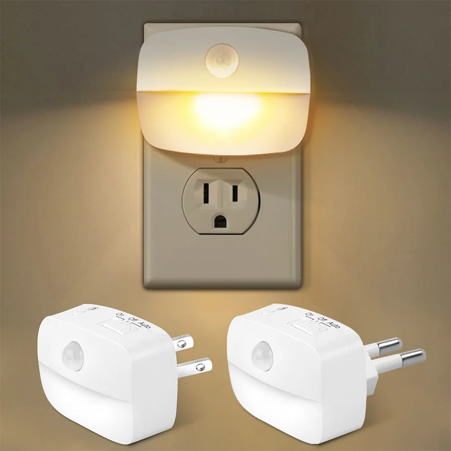 Floating Nightstand With Led Light - LED Gece Lambası Hareket Sensörü AB