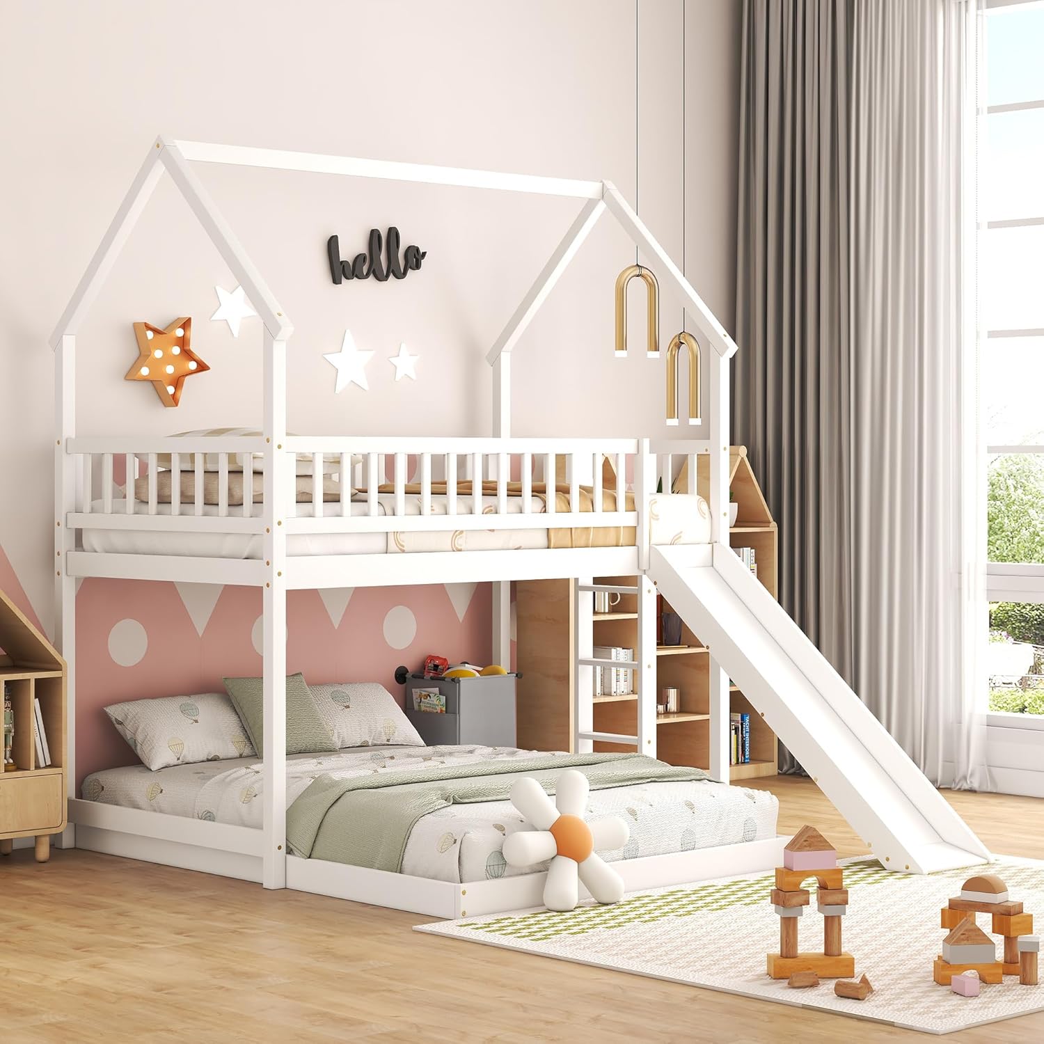 Merdivenli ve Kaydıraklı Ev Ti - Bunk Bed With Stairs And Slide incelemesi ve fiyatı