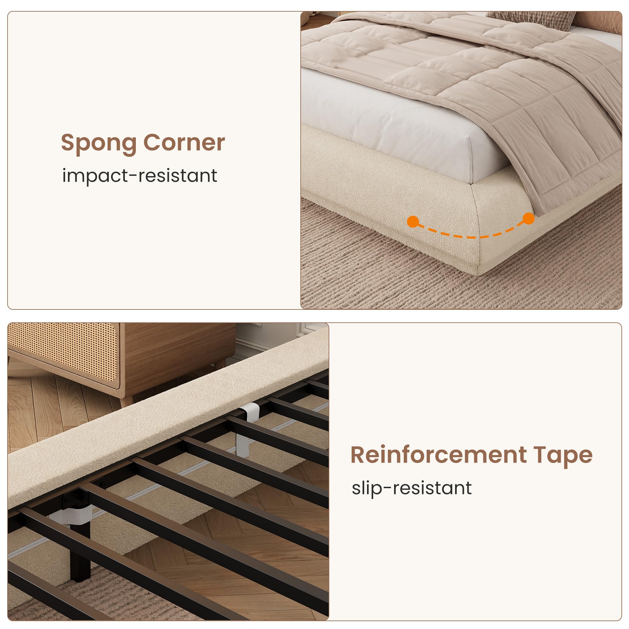Full Queen King Cloud Platform - Canopy Bed Frame Metal Queen incelemesi ve fiyatı