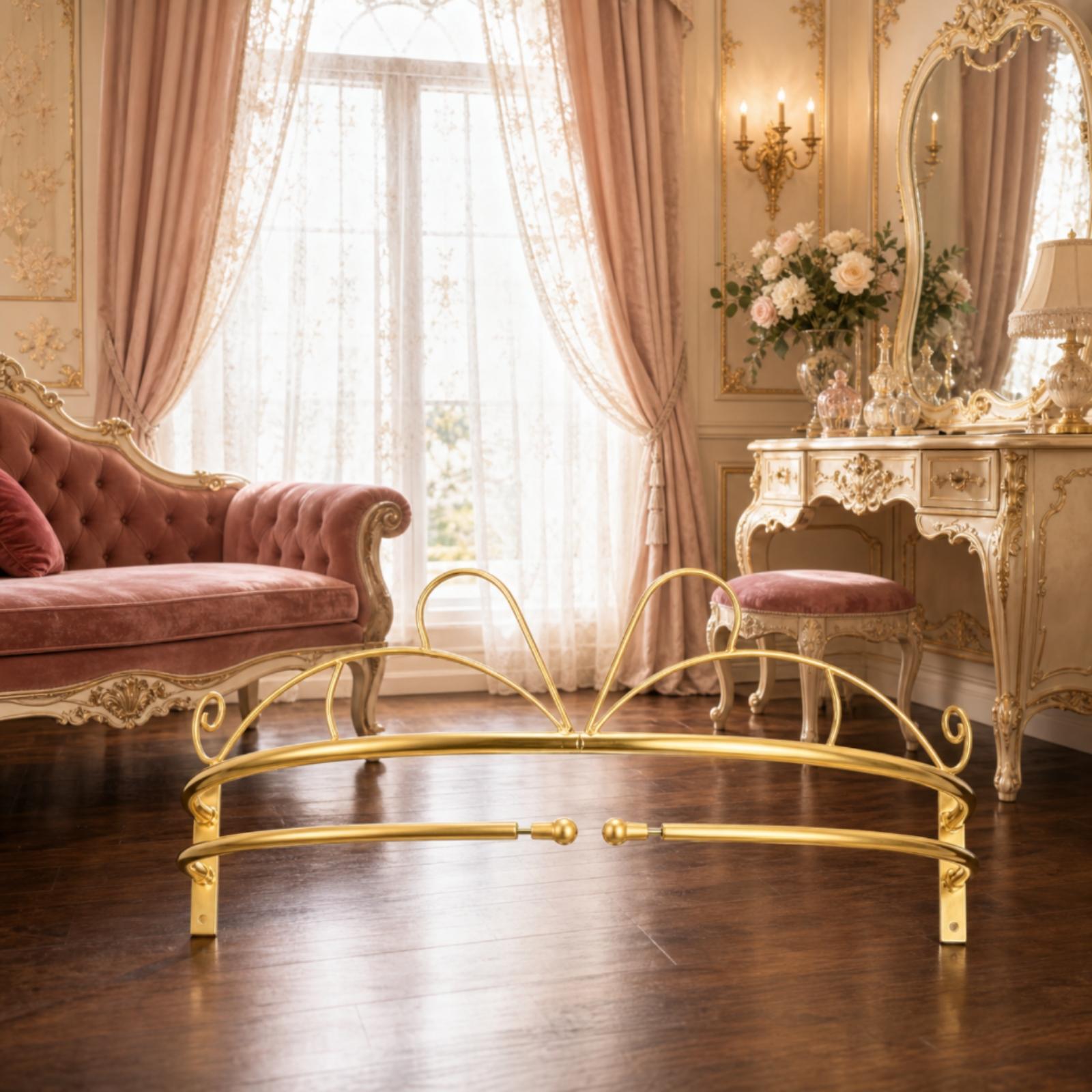 Altın Rengi Metal Duvara Monte - Canopy Bed Frame Metal Queen incelemesi ve fiyatı