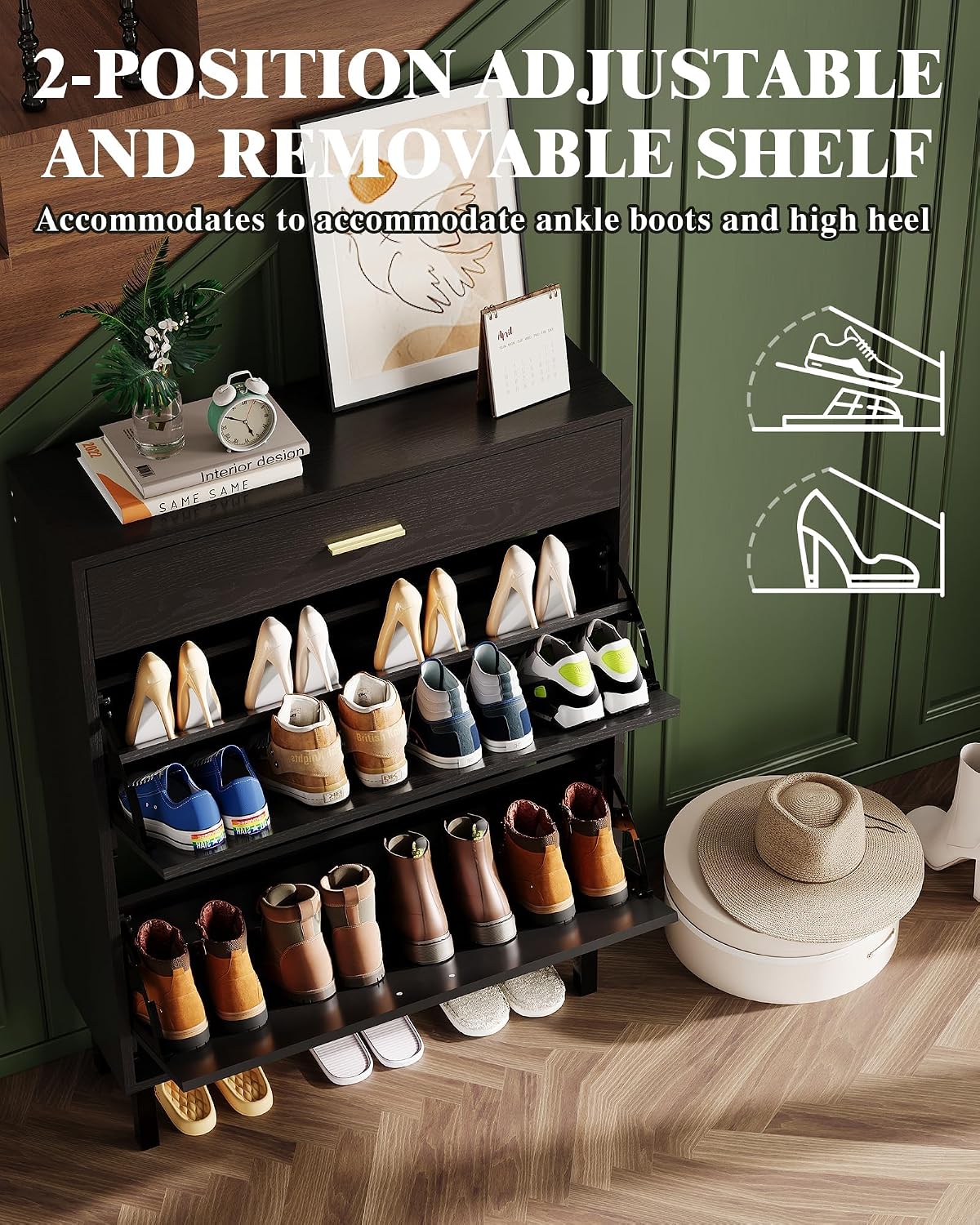 Giriş Holü için Dar Ayakkabı D - Shoe Rack Cabinet Narrow Entryway incelemesi ve fiyatı