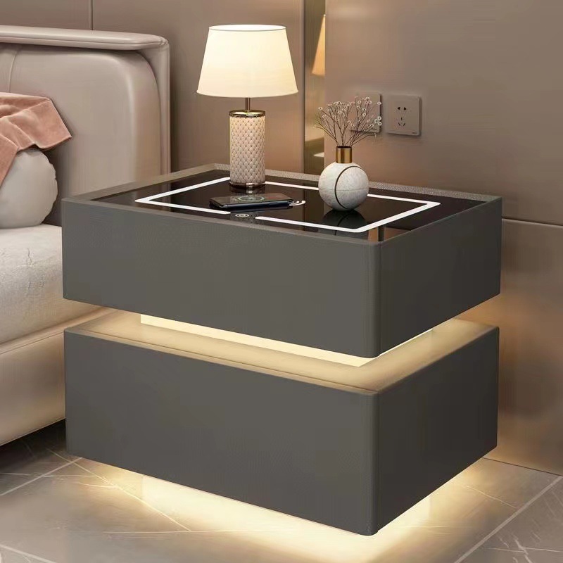 Modern Stil Masif Ahşap Komidi - Solid Wood Nightstand 2 Drawers incelemesi ve fiyatı
