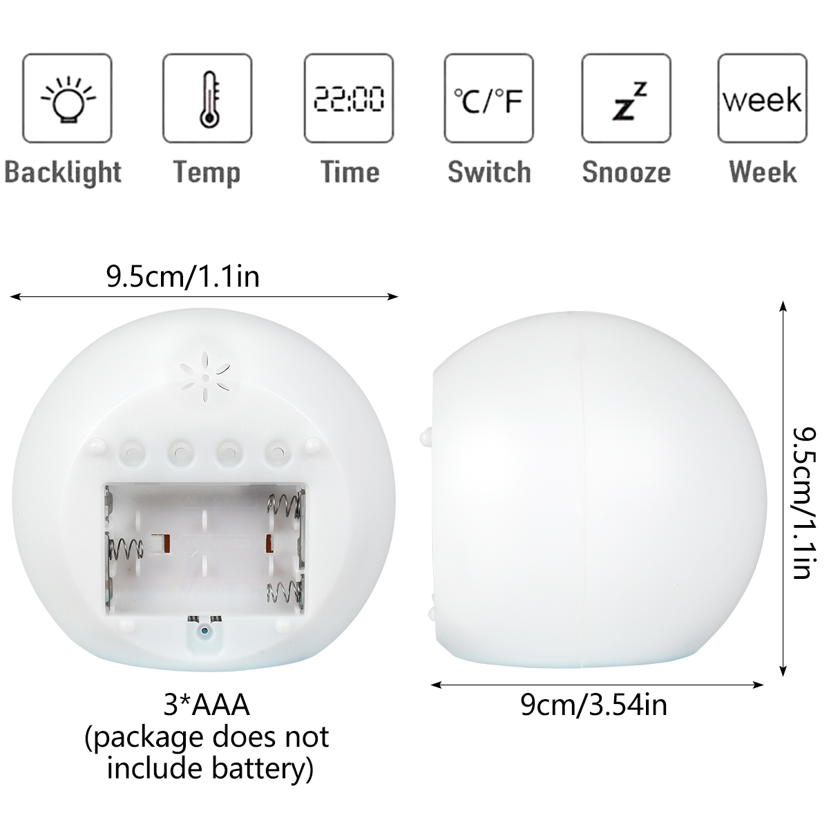 Çocuklar dijital alarmlı saat  - Floating Nightstand With Led Light incelemesi ve fiyatı