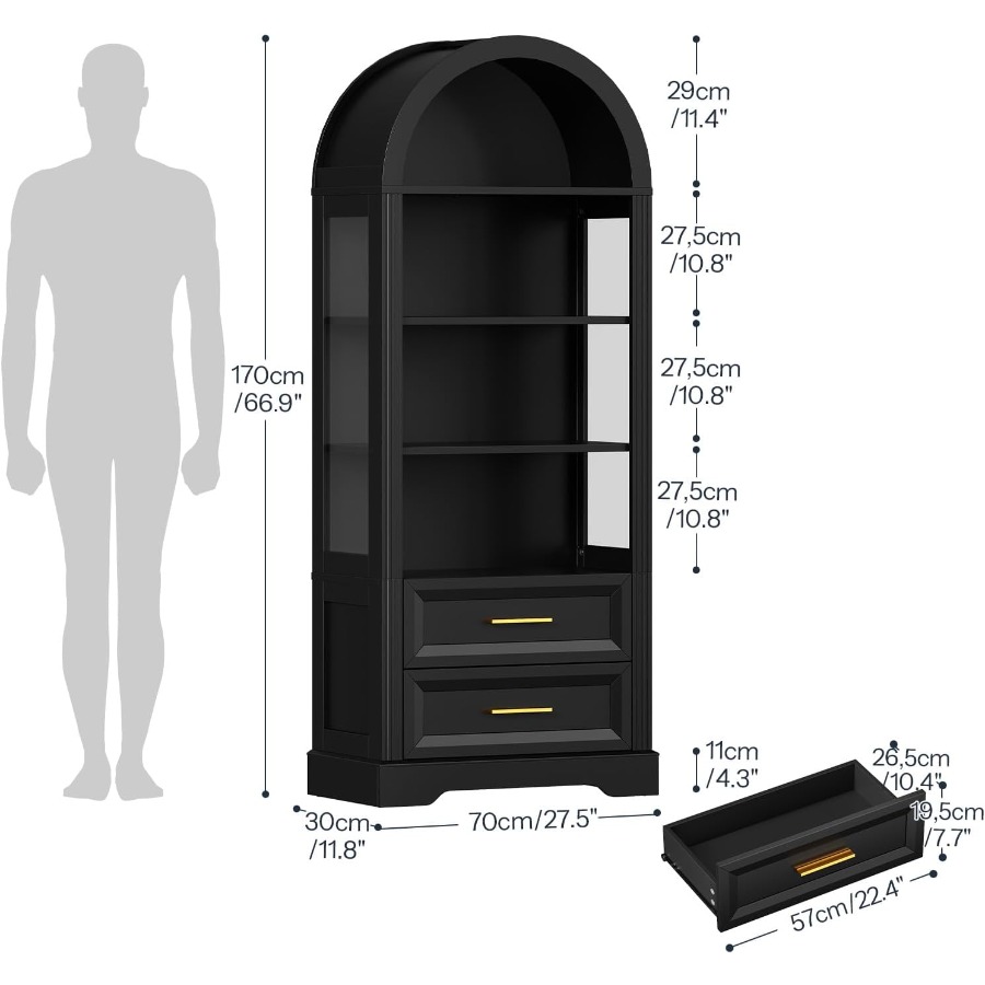 Vitrin Dolabı, 2 Çekmeceli, Yü - Storage incelemesi ve fiyatı
