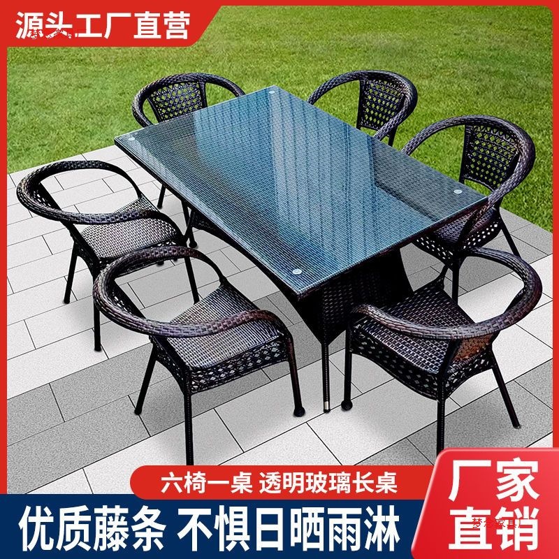 Dış mekan rattan masalar ve sa - Outdoor Furniture incelemesi ve fiyatı