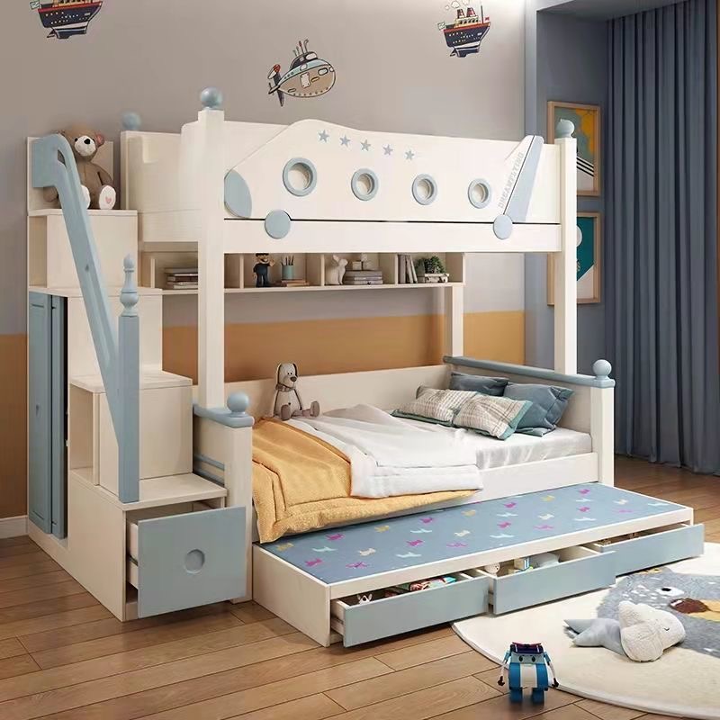 Yüksek Kaliteli Ahşap Prenses  - Bunk Bed With Stairs And Slide incelemesi ve fiyatı