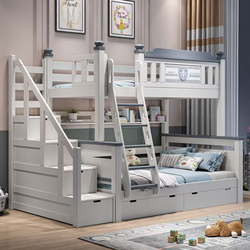 2025 Ucuz Ahşap Çocuk Odası Mo - Bunk Bed With Stairs And Slide incelemesi ve fiyatı