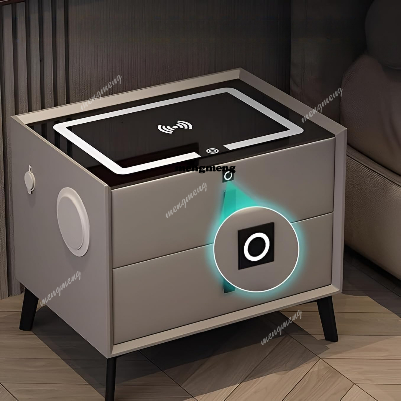 Masif Ahşap Akıllı Komodin Kab - Solid Wood Nightstand 2 Drawers incelemesi ve fiyatı