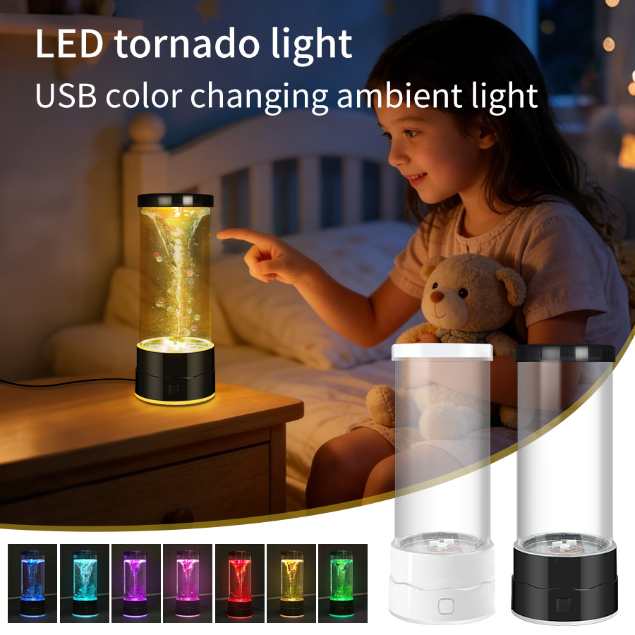 Yaratıcı LED Tornado Gece Lamb - Floating Nightstand With Led Light incelemesi ve fiyatı