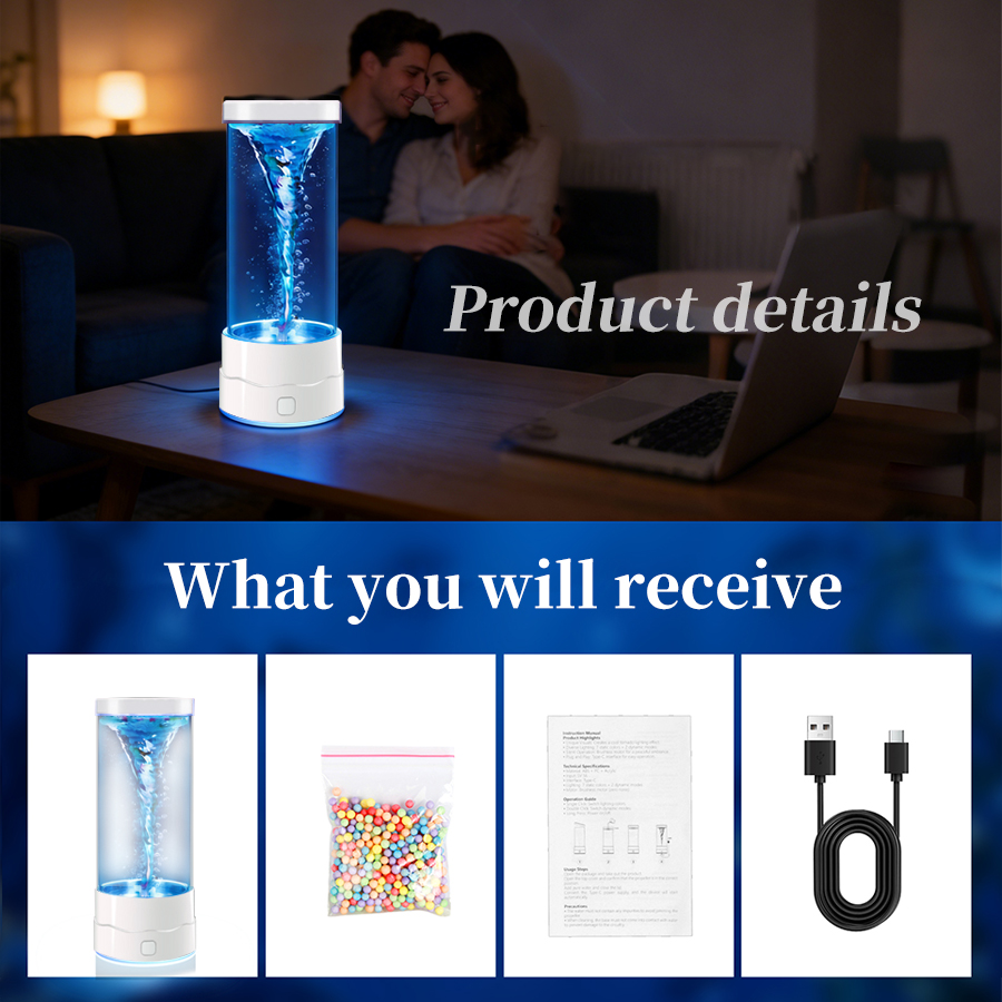 Yaratıcı LED Tornado Gece Lamb - Floating Nightstand With Led Light incelemesi ve fiyatı