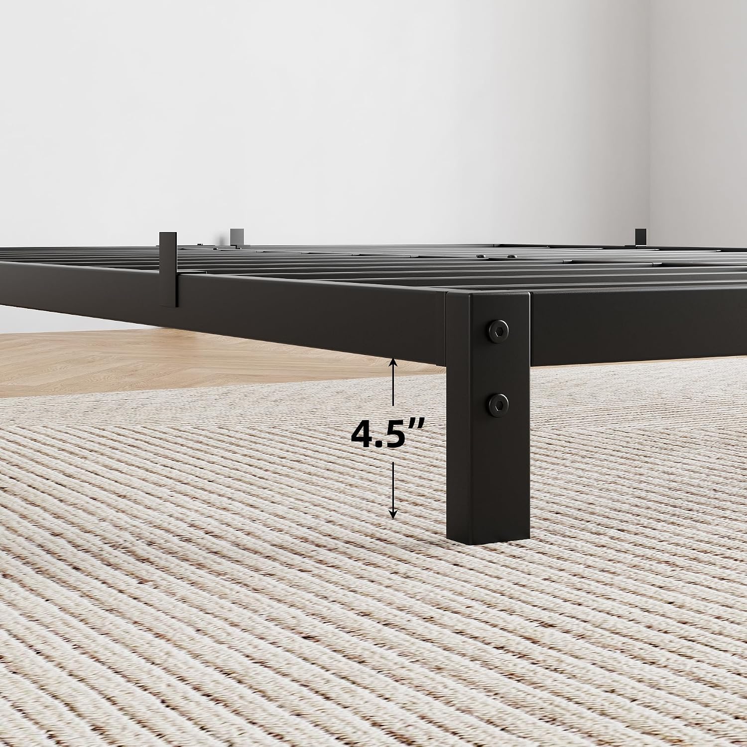 6 İnç Ağır Hizmet Tipi Metal K - Canopy Bed Frame Metal Queen incelemesi ve fiyatı