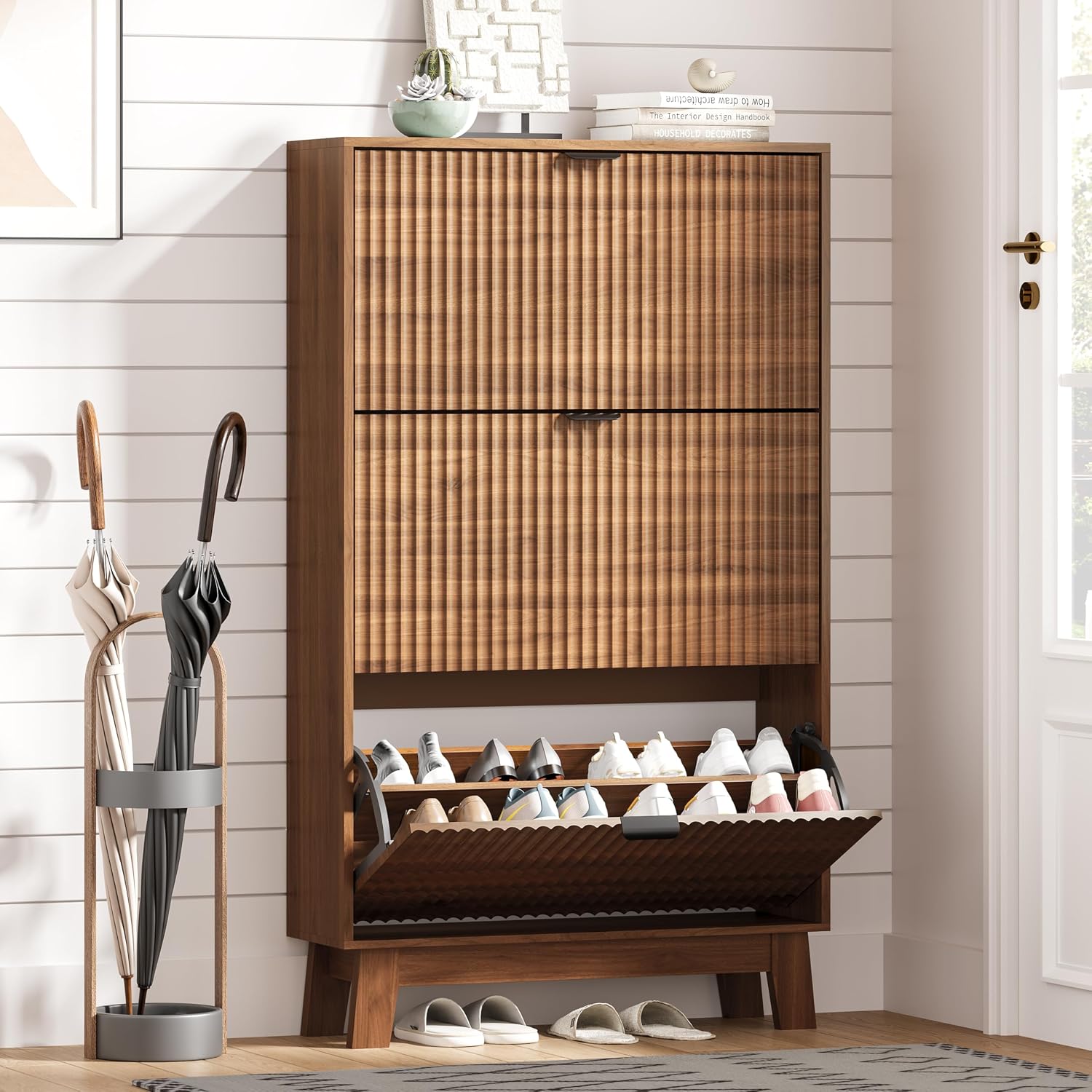 Giriş Holü Ayakkabı Dolabı 3 Ç - Shoe Rack Cabinet Narrow Entryway incelemesi ve fiyatı