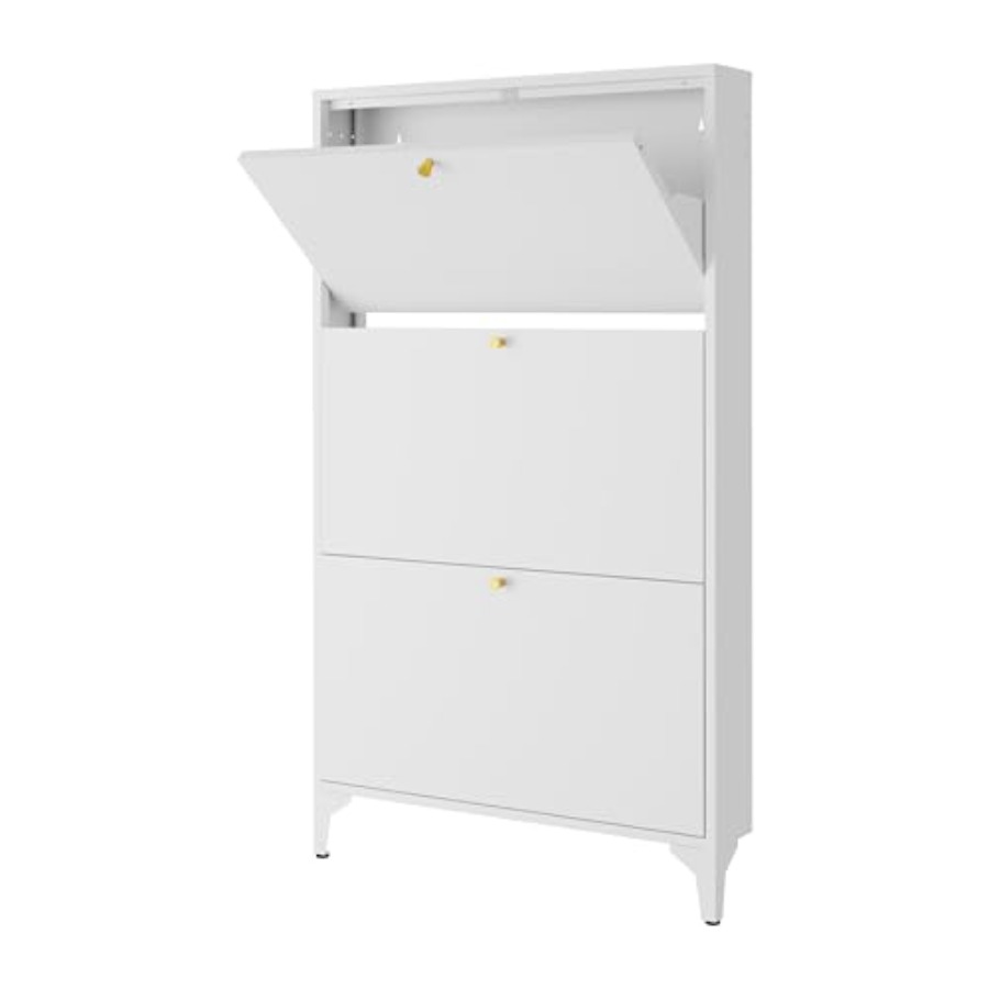 3 Çekmeceli Ayaklı Ayakkabı Do - Shoe Rack Cabinet Narrow Entryway incelemesi ve fiyatı
